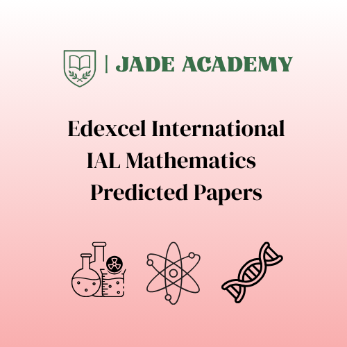 Edexcel International IAL Mathematics 2026 Predicted Papers
