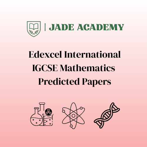 Edexcel International IGCSE Mathematics 2026 Predicted Papers 4MA1