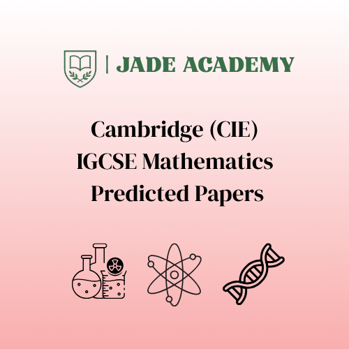 Cambridge CIE IGCSE Mathematics 2026 Predicted Papers 0580
