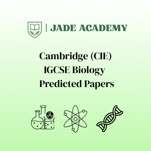 Cambridge CIE IGCSE Biology 2026 Predicted Papers 0610