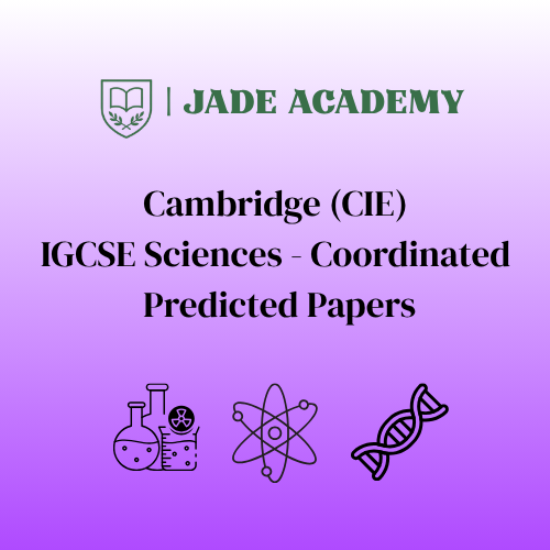 Cambridge CIE IGCSE Sciences- Co-ordinated 2026 Predicted Papers 0654