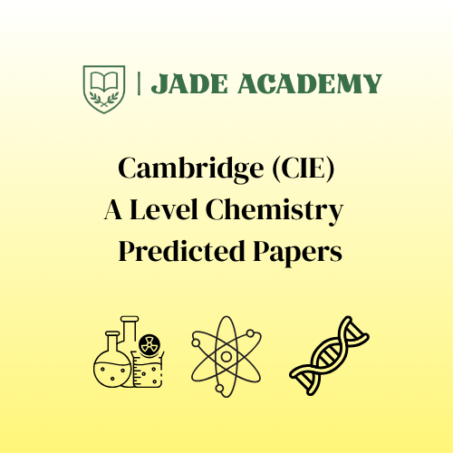 Cambridge CIE A Level Chemistry 2026 Predicted Papers 9701