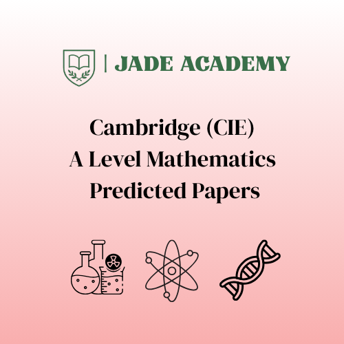 Cambridge CIE A Level Mathematics 2026 Predicted Papers 9709
